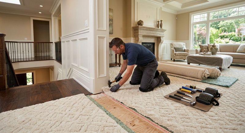 Plush Carpet Installation in Freehold, NJ